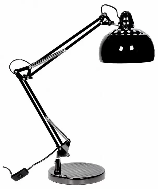 Настольная лампа офисная LUMINA DECO Rigorria LDT 8815-3 BK