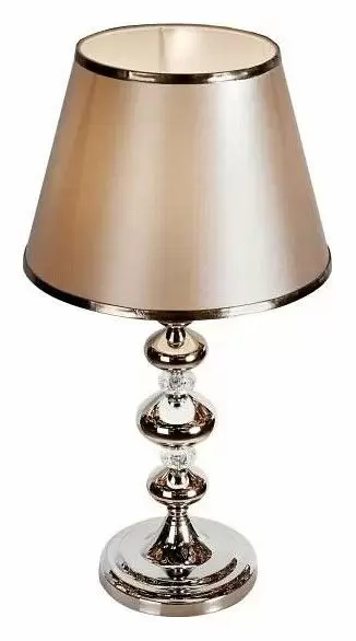 Настольная лампа декоративная iLamp Brooklyn T2401-1 Nickel
