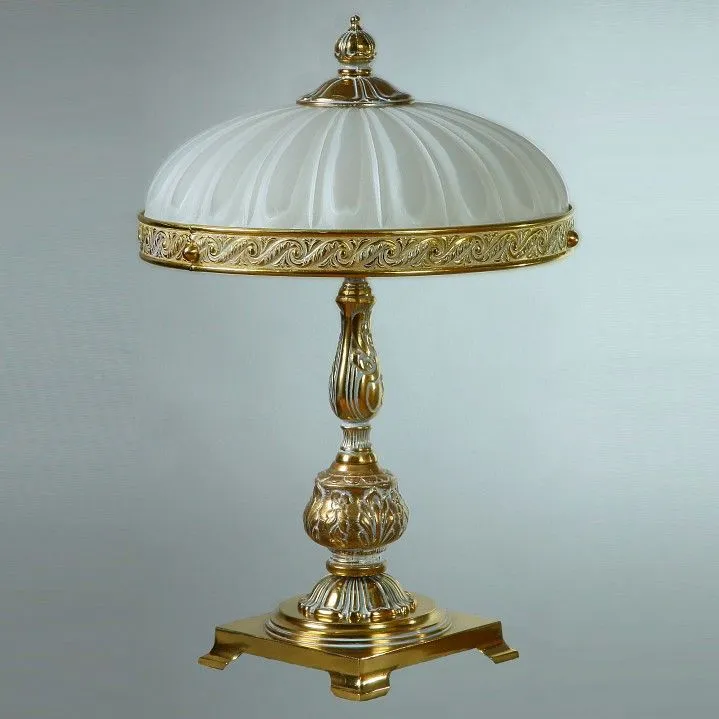 Настольная лампа декоративная Ambiente by Brizzi Navarra 02228T/3 WP Настольная лампа декоративная Ambiente by Brizzi Navarra 02228T/3 WP