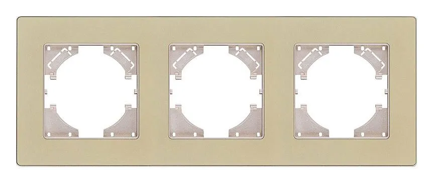 Рамка на 3 поста Kollinger Eleganz Acryl EA3GD