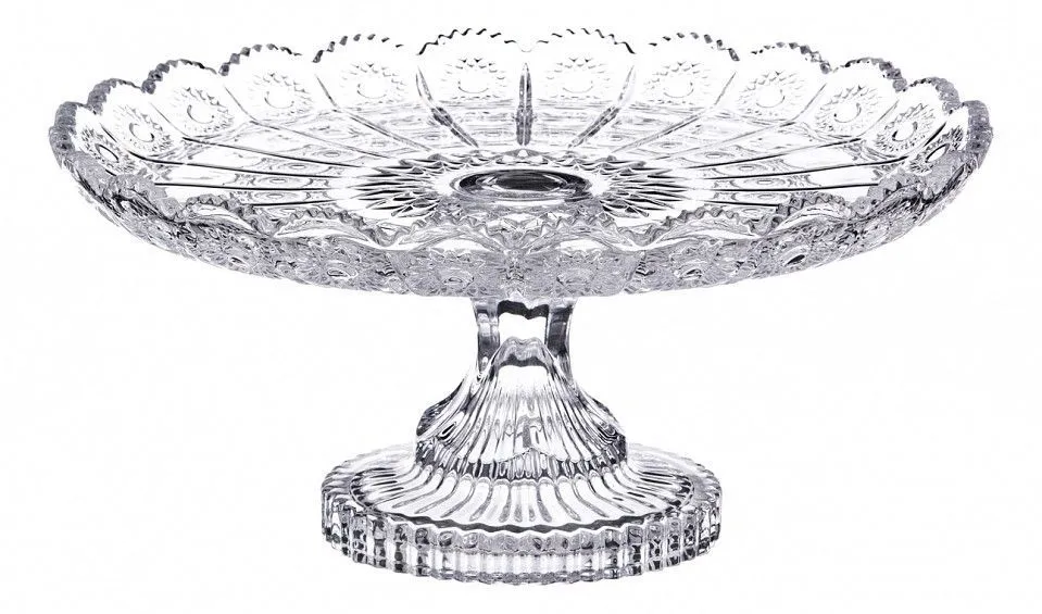 Блюдо декоративное (30х15 см) Muza Crystal 195-128