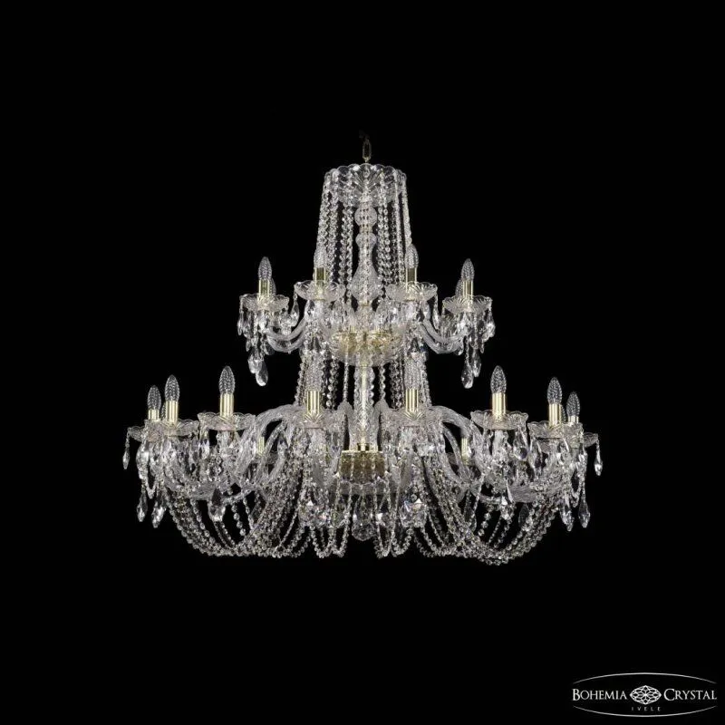 Подвесная люстра Bohemia Ivele Crystal 1402 1402/16+8/400/2d G