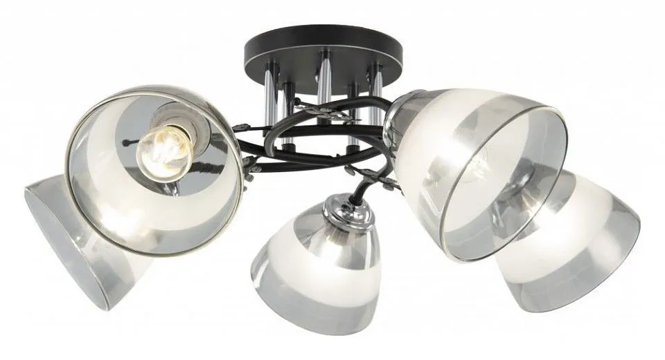 Потолочная люстра Arte Milano AMALFI-327685 327685/5A BK+CR