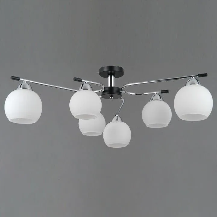 Потолочная люстра ILLUMICO LIBRA IL0638-6CSQ-24 CR BK LIBRA