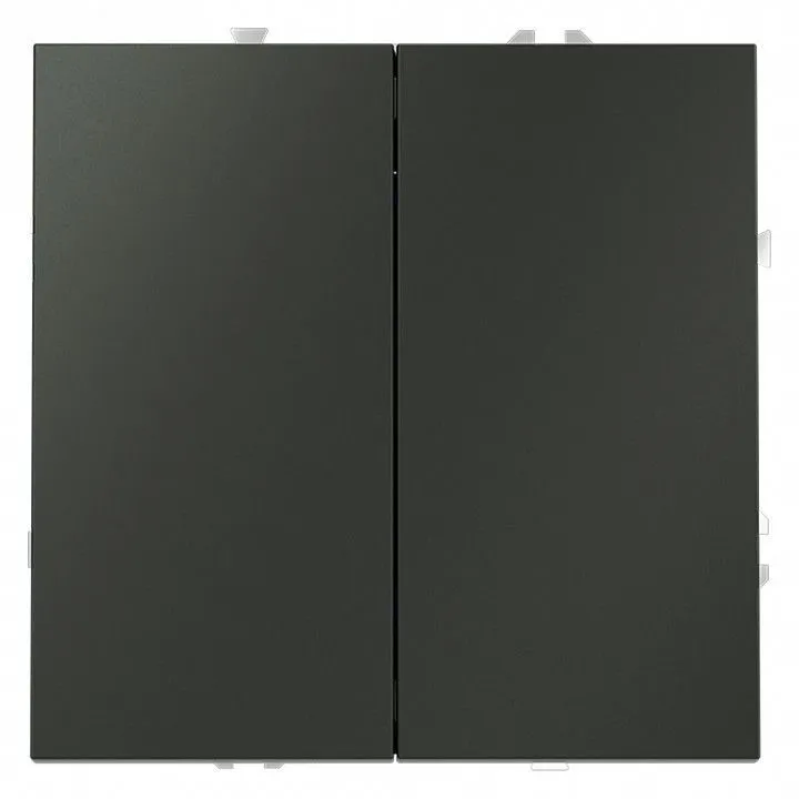 Выключатель двухклавишный без рамки Voltum S70 VLS020606