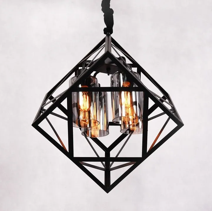 Подвесная люстра LUMINA DECO Brutte LDP 11339-4 BK