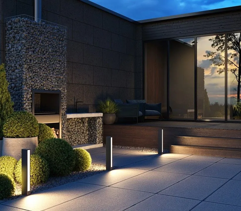 Наземный низкий светильник Maytoni Outdoor Хоф O422FL-L12GF