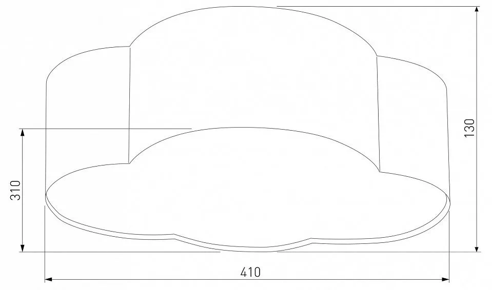 Накладной светильник TK Lighting Cloud 3144 Cloud