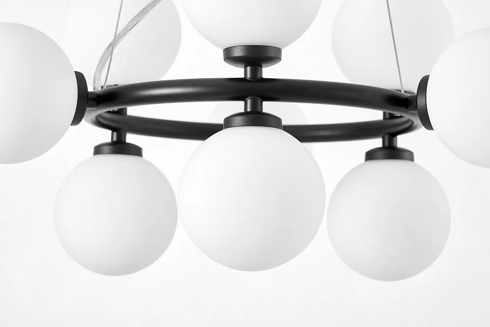 Подвесная люстра LUMINA DECO MARSIADA LDP 6033-9 BK