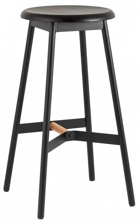 Стул барный Stool Group Knobb 9117H75 black, УТ000036008 Стул барный Stool Group Knobb 9117H75 black, УТ000036008