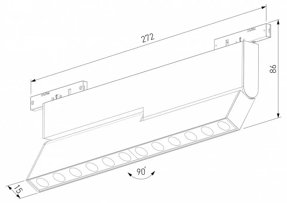 Накладной светильник Elektrostandard Mini Magnetic a067280