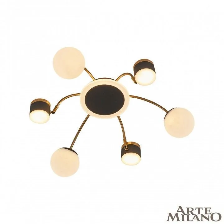 Потолочная люстра Arte Milano Ferrara-71040 272040/6 BK/GD