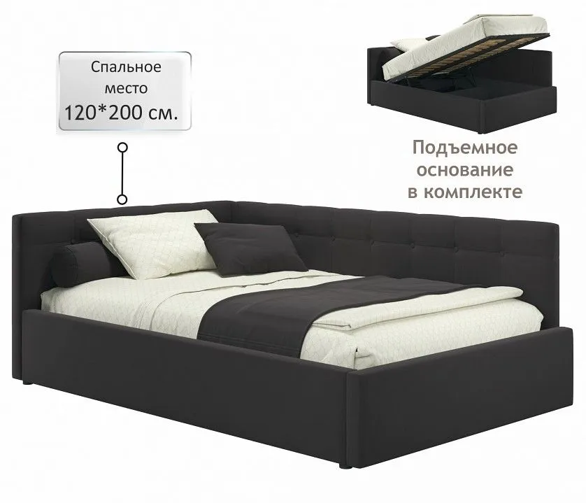 Кровать полутораспальная Bonna 2000x1200 с ПМ
