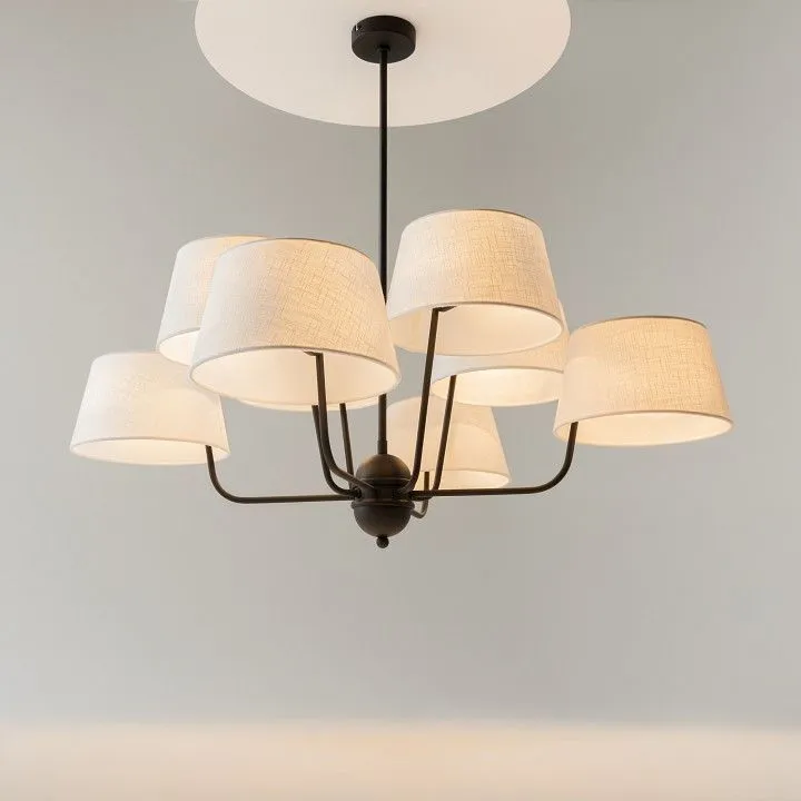 Люстра на штанге Maytoni Модесто MOD360PL-08B