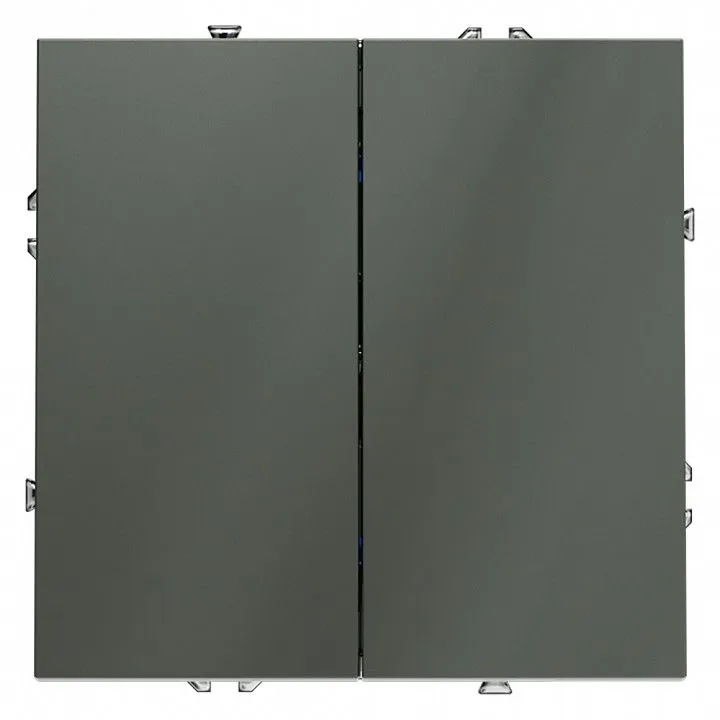 Выключатель двухклавишный без рамки Voltum S70 VLS020106