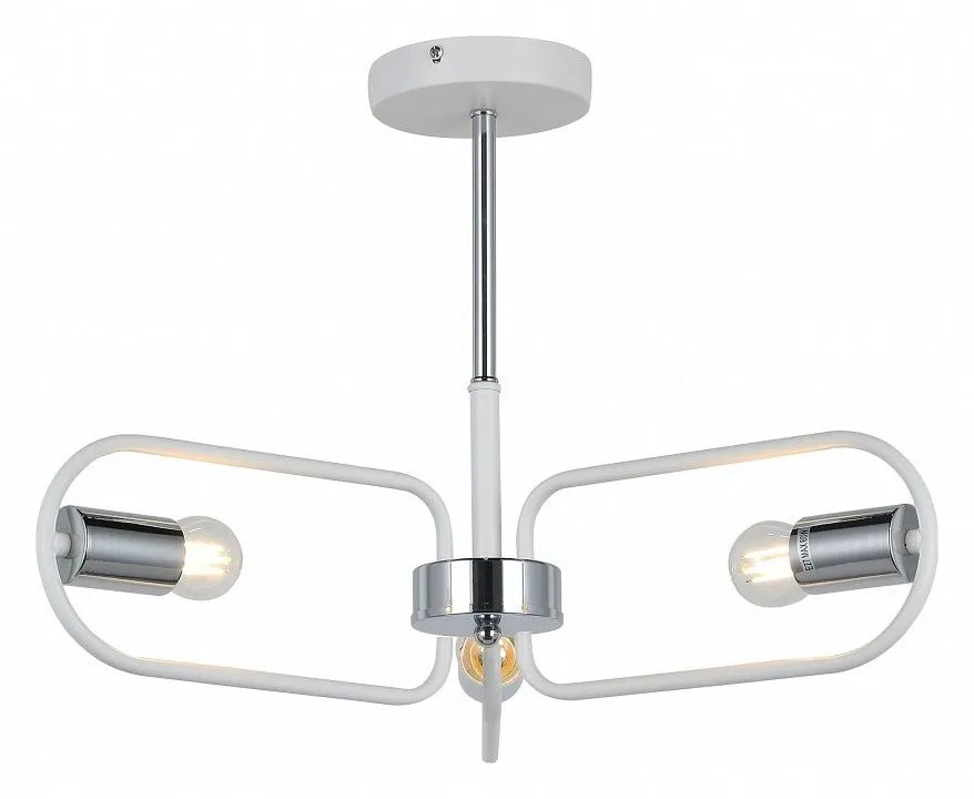Люстра на штанге ILLUMICO  IL8253-3COU-79 WH CR