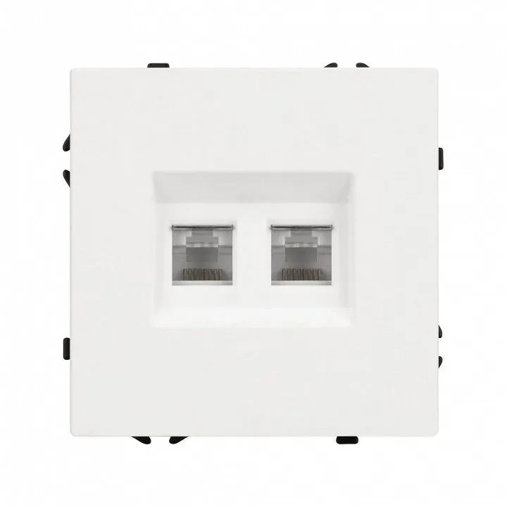 Розетка двойная Ethernet RJ-45 без рамки Arlight SCT 054312