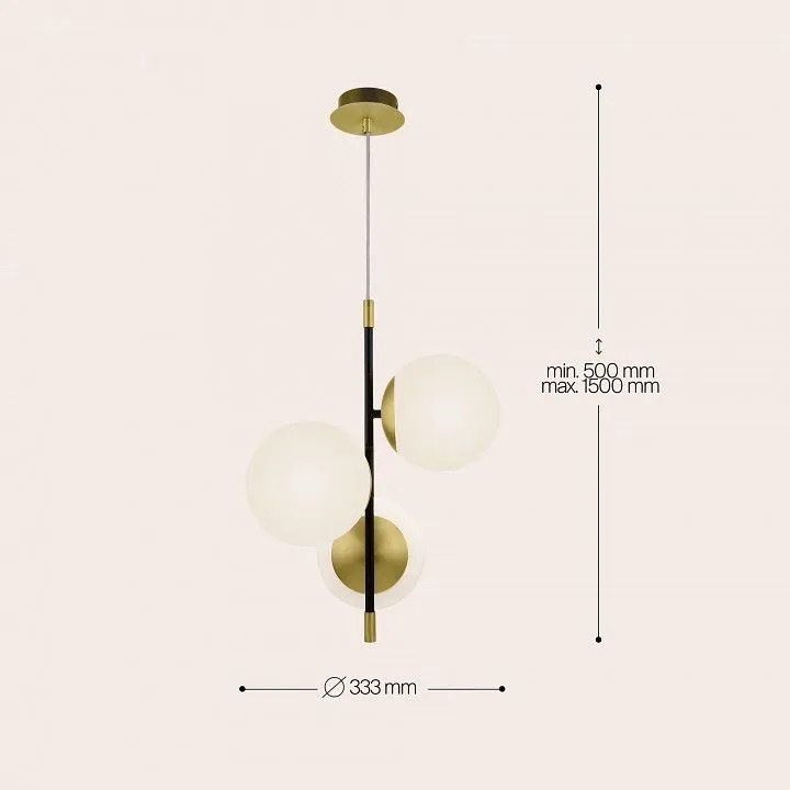 Подвесная люстра Maytoni Ностальгия MOD048PL-03G