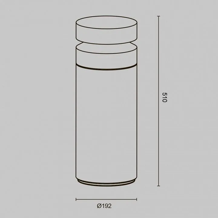 Наземный низкий светильник Maytoni Outdoor Бетон O469FL-L20CM3K