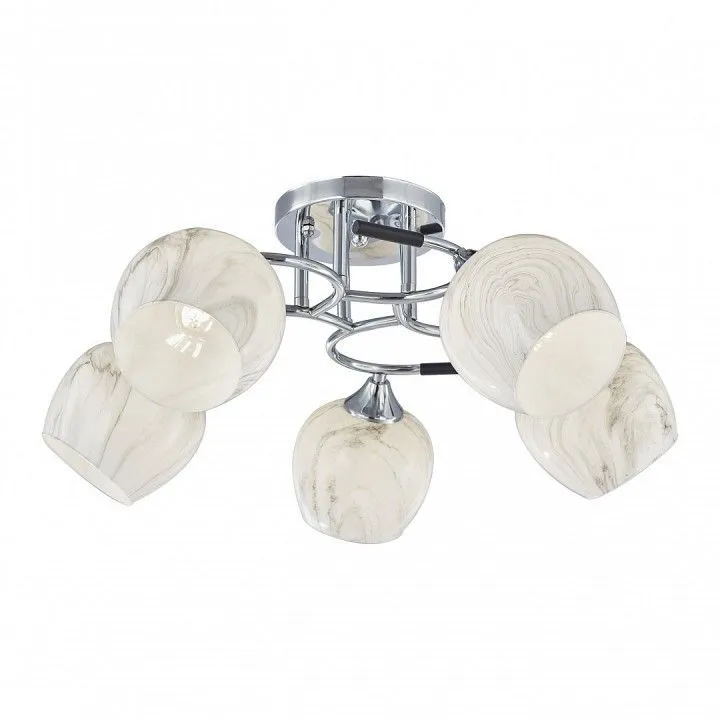 Потолочная люстра Arte Milano AMALFI-327985 327985/5 CR+BK