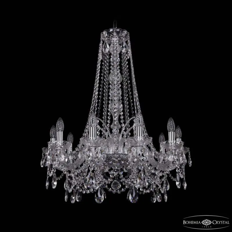 Подвесная люстра Bohemia Ivele Crystal 1411 1411/10/240/h-83 Ni