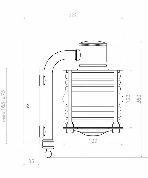 Бра Covali  WL-30480