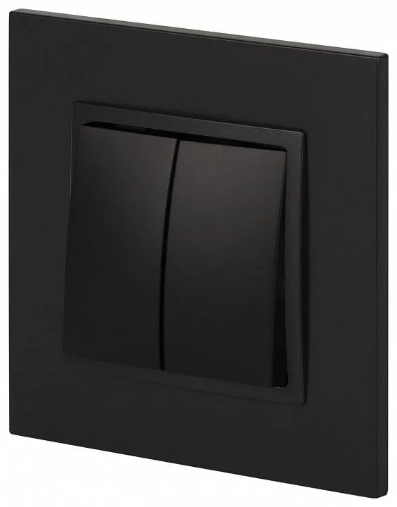 Переключатель двухклавишный без рамки Эра Эра Elegance 14-1106-05