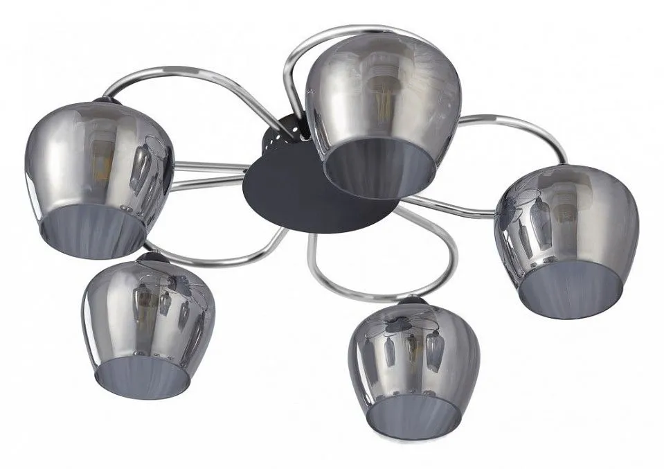 Потолочная люстра Arte Milano AMALFI-321508 321508/5 CR+BK