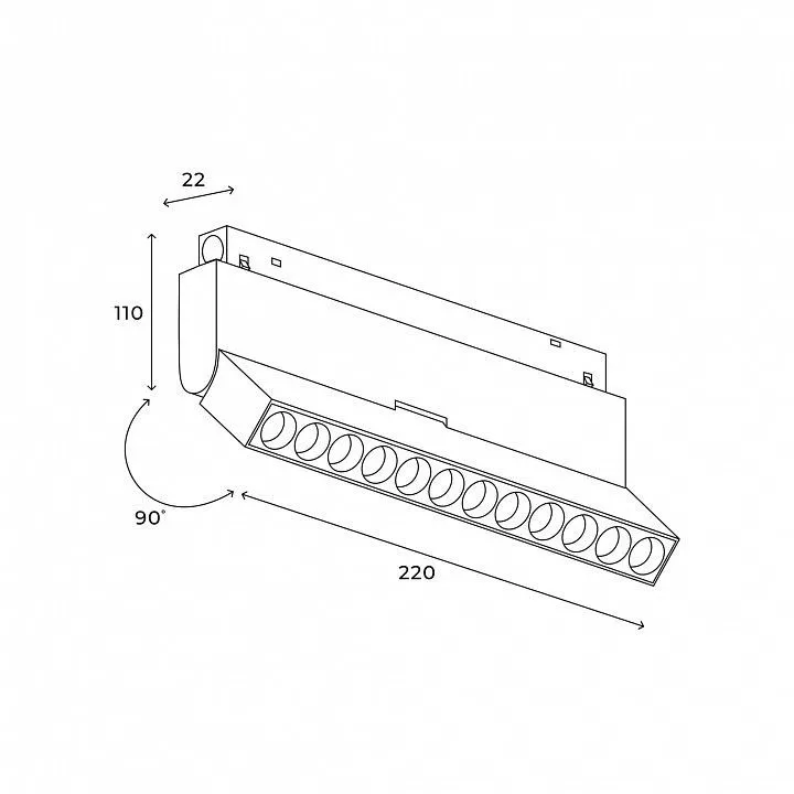 Накладной светильник Hesby Lighting ElDeko HSBL_0085