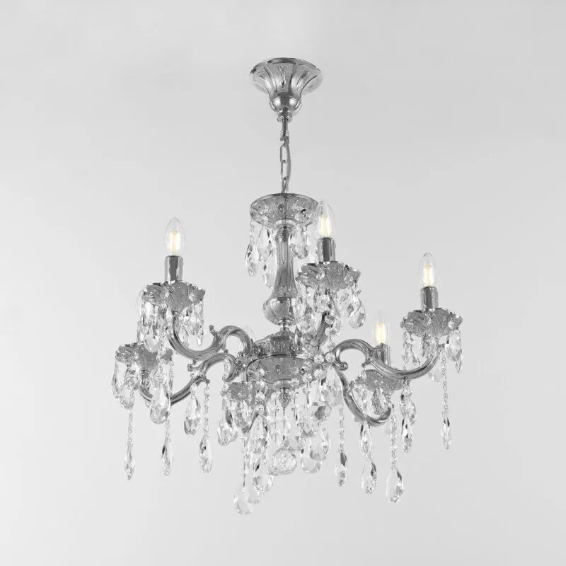 Подвесная люстра Bohemia Ivele Crystal AL77 AL77101/6/175 A Ni