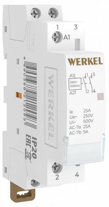 Контактор одномодульный Werkel  W941M25O