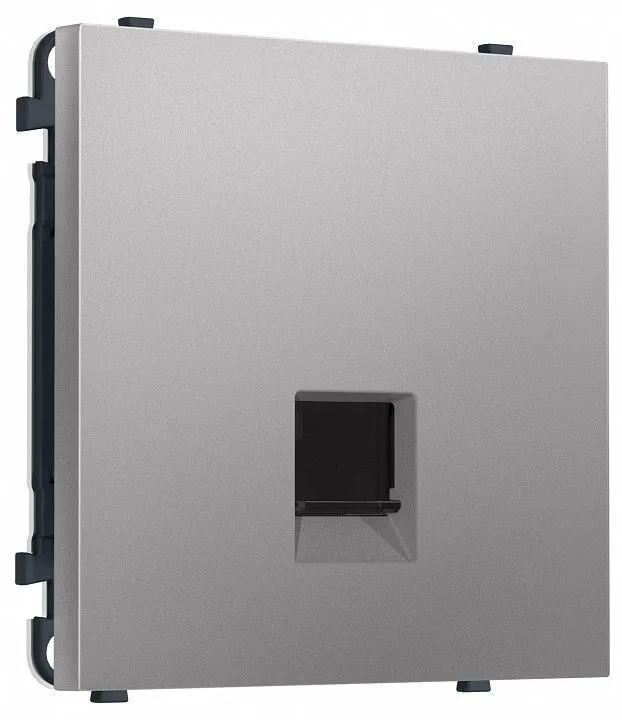 Розетка Ethernet RJ-45 экранированная и со шторками, без рамки Ambrella Volt MS MS512005