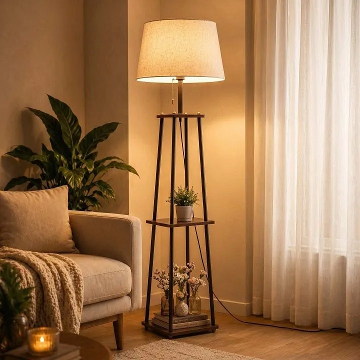 Торшер с полкой Loft it Cara 10574F