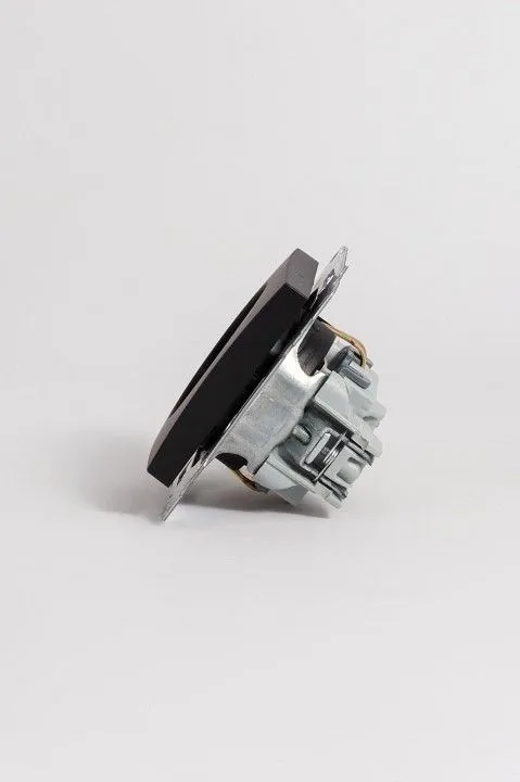 Розетка с заземлением и со шторкой, без рамки Elbi Eleсtriс Zena Vega 609-014800-243