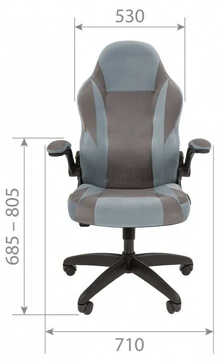 Кресло игровое Chairman Game 55 00-07115876, 7115876 Кресло игровое Chairman Game 55 00-07115876, 7115876