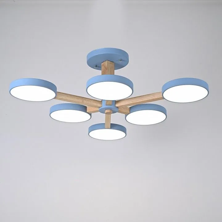 Люстра на штанге Imperiumloft TURNA Blue TURNA-B01