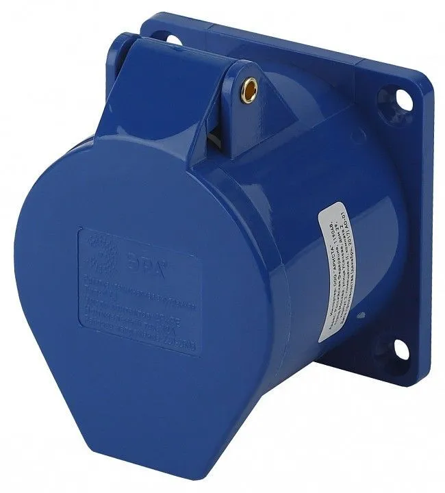 Розетка с заземлением Эра  R(IN)-32-2P-PE-IP44