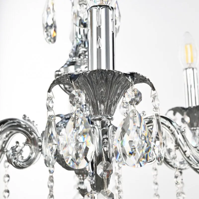 Подвесная люстра Bohemia Ivele Crystal AL7901 AL79101/6/175 A Ni