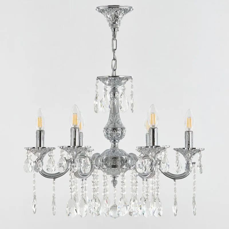 Подвесная люстра Bohemia Ivele Crystal AL7801 AL78101/6/175 A Ni