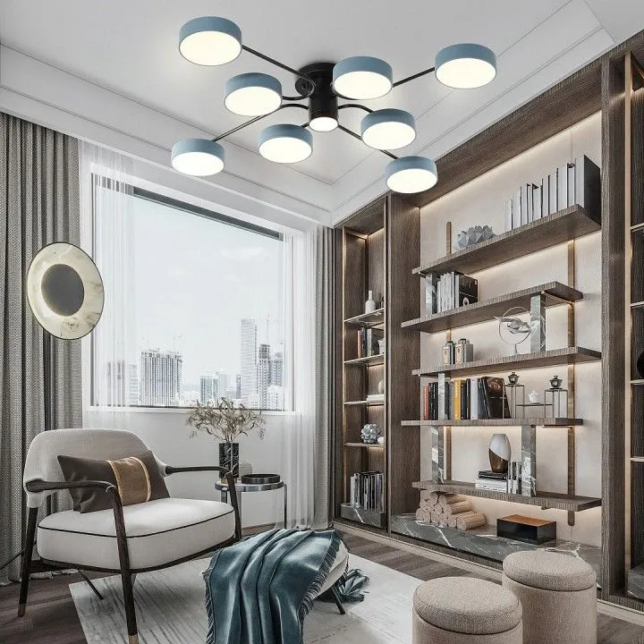 Потолочная люстра Arte Milano Ferrara 253039/8+1 Bk/Gr