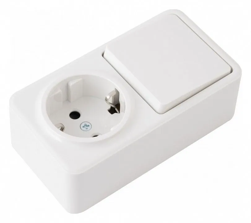 Блок с выключателями одноклавишными Arte Milano am-310 310.52-1.white