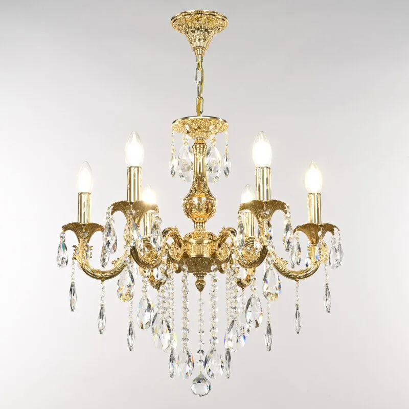 Подвесная люстра Bohemia Ivele Crystal AL7901 AL79101/6/175 B G
