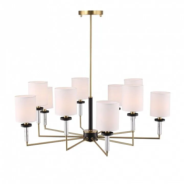 Люстра на штанге ST-Luce BLACK+BRASS SL1404.303.10