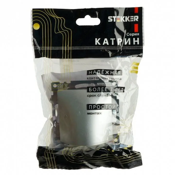 Розетка для вывод кабеля без рамки Stekker Катрин 49465