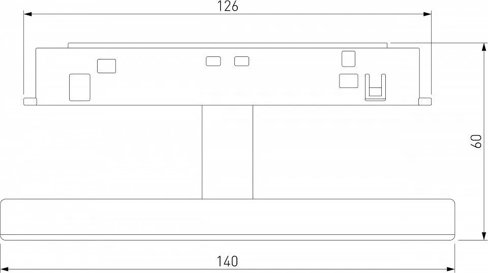 Накладной светильник Elektrostandard Slim Magnetic a065984