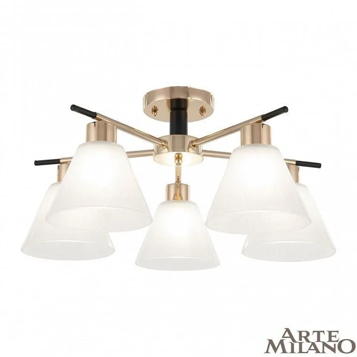 Потолочная люстра Arte Milano Napoli-322119 322119/5 FG+BK