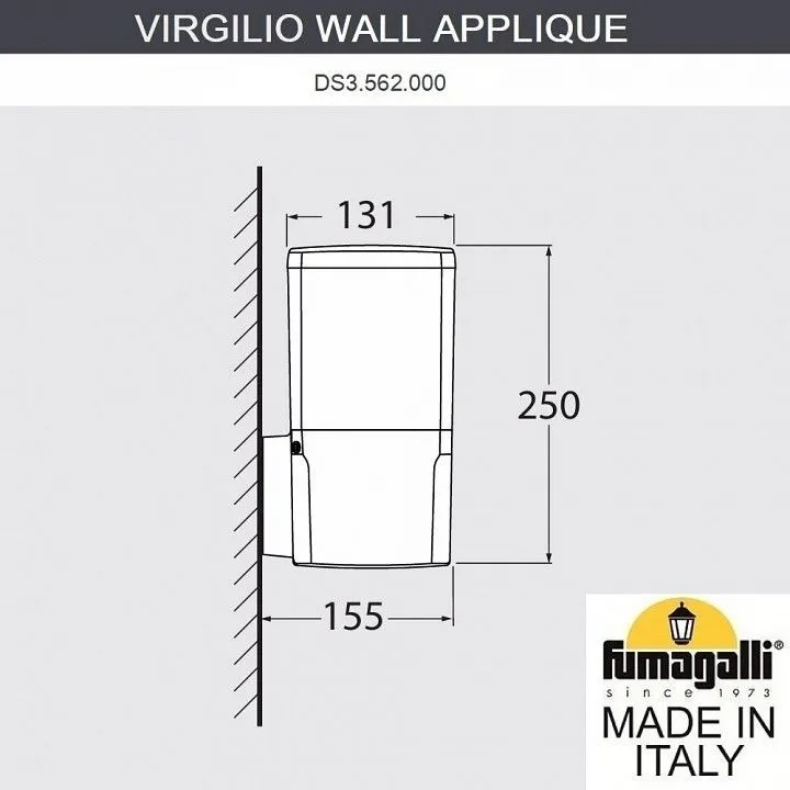 Светильник на штанге Fumagalli VIRGILIO DS3.562.000.WYF1R