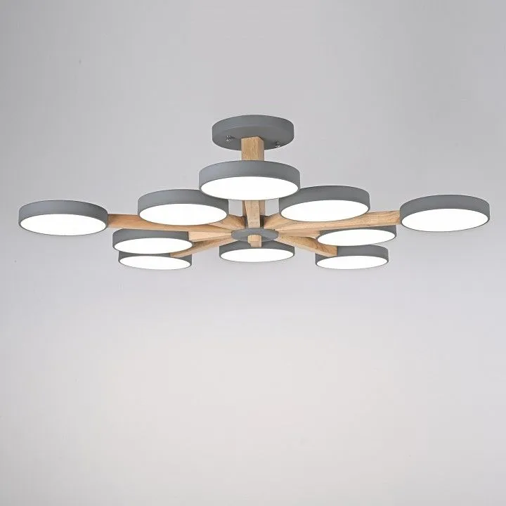 Люстра на штанге Imperiumloft TURNA Gray TURNA-B01