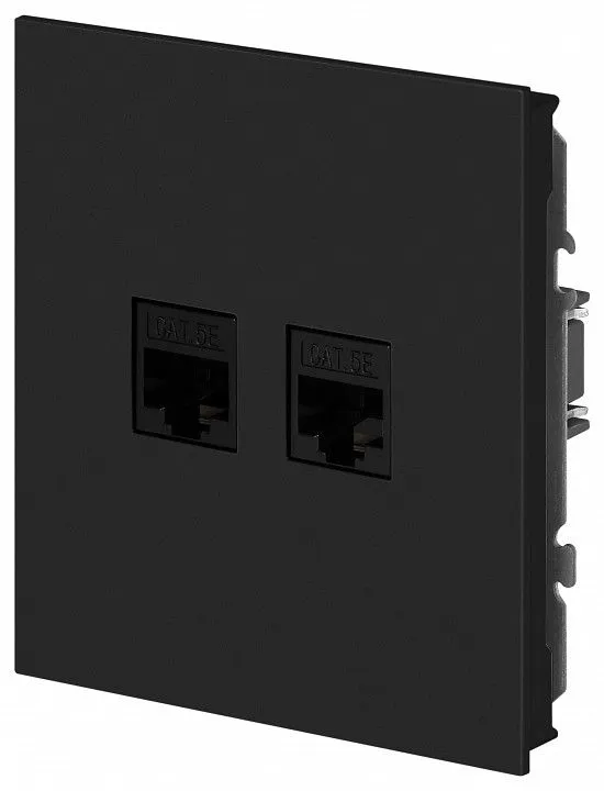 Розетка двойная Ethernet RJ-45 без рамки Эра Arktik Б0070488