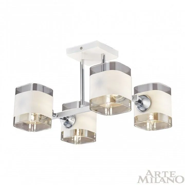 Потолочная люстра Arte Milano AMALFI-329809 329809/4 WH+CR